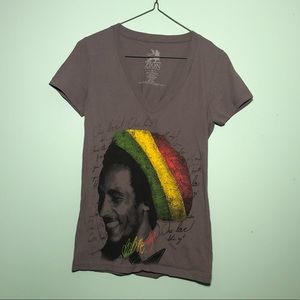 Bob Marley V-Neck T